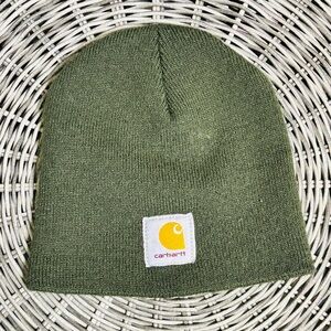 Carhartt Men's Dark Green Acrylic Knit Hat OS